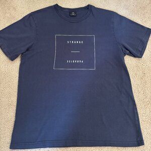 Cotton-On Navy Blue T-Shirt: Strange Paradise